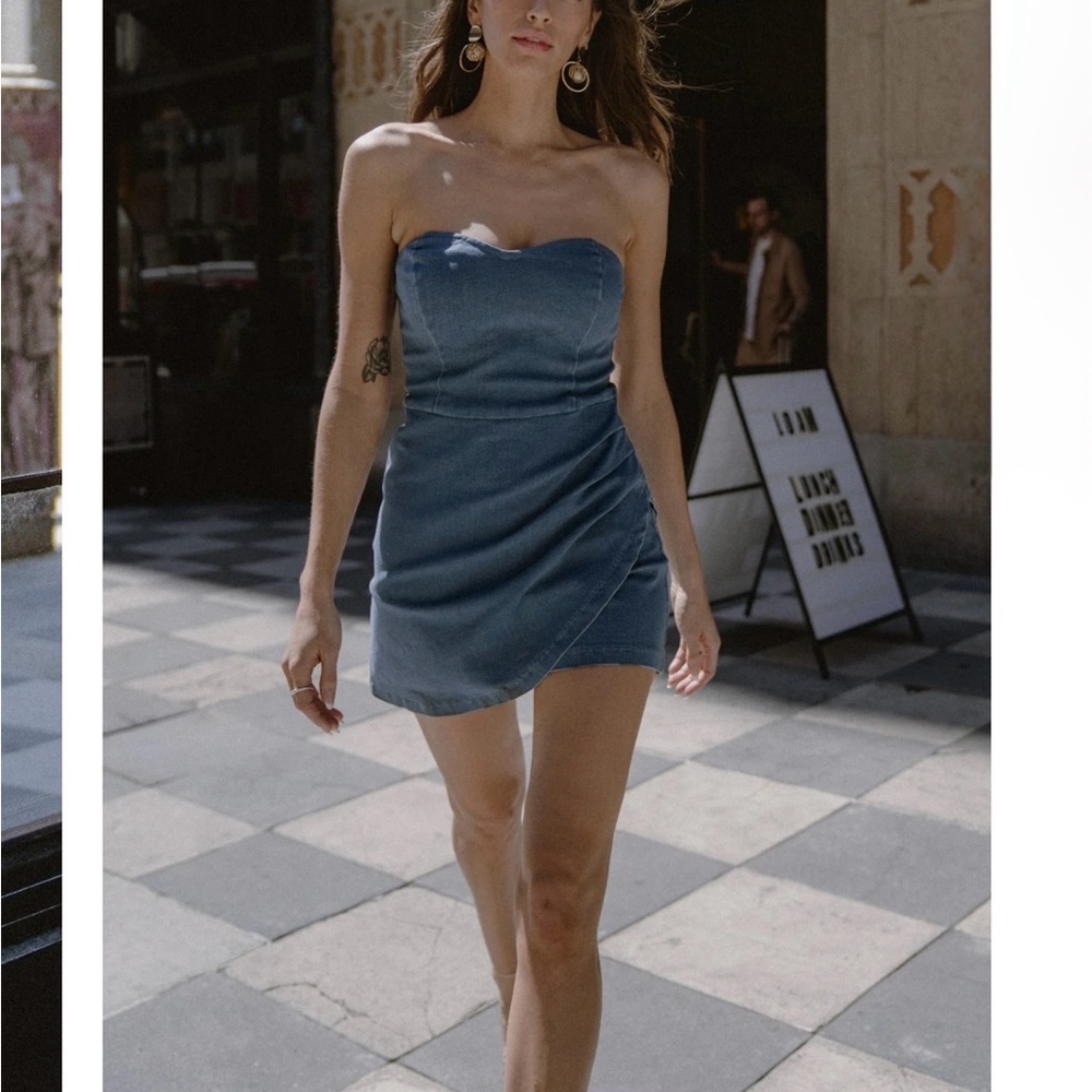 MY CASUAL DAYS DENIM ROMPER